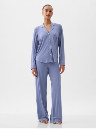 Modrá dámská pyžamová košile GAP