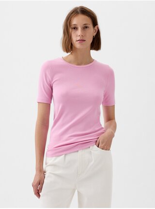 Ružové dámske basic tričko GAP