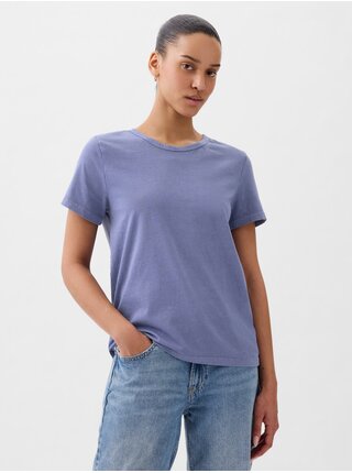 Fialové dámské basic tričko GAP