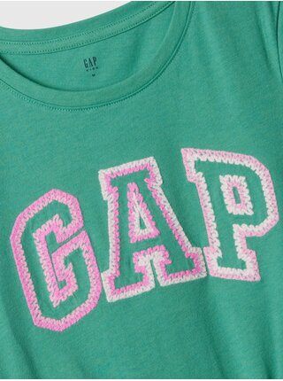 Zelené holčičí tričko GAP