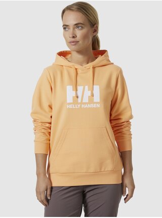 Oranžová dámská mikina s kapucí HELLY HANSEN HH Logo Hoodie 2.0