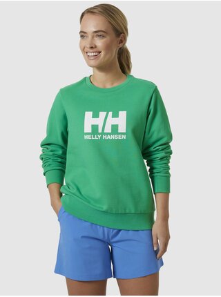Zelená dámska mikina HELLY HANSEN HH Logo Crew Sweat 2.0
