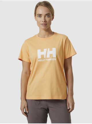 Oranžové dámské tričko HELLY HANSEN HH Logo T-Shirt 2.0