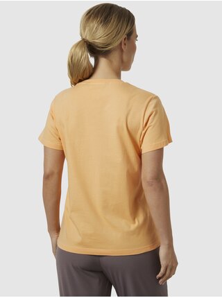 Oranžové dámske tričko HELLY HANSEN HH Logo T-Shirt 2.0