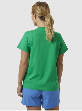 Zelené dámské tričko HELLY HANSEN HH Logo T-Shirt 2.0