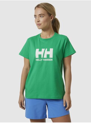 Zelené dámské tričko HELLY HANSEN HH Logo T-Shirt 2.0