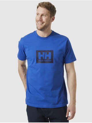 Modré pánské tričko HELLY HANSEN HH Box T-Shirt