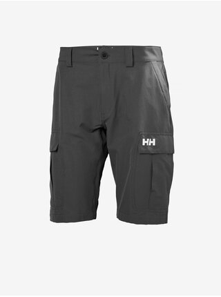 Tmavosivé pánske outdoorové kraťasy HELLY HANSEN HH Quick-Dry Cargo Shorts