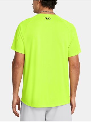 Neonově zelené sportovní tričko Under Armour UA Tech Textured SS