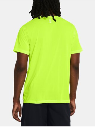 Neónovo zelené športové tričko Under Armour UA LAUNCH SHORTSLEEVE