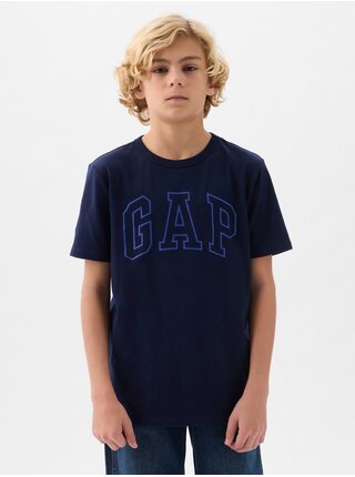 Tmavomodré chlapčenské tričko GAP
