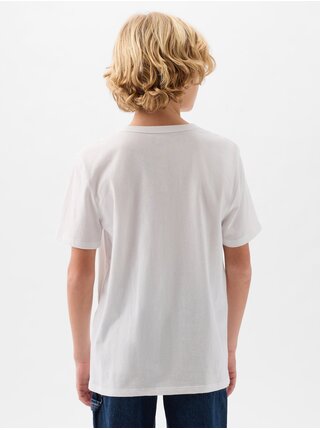 Bílé dětské tričko GAP