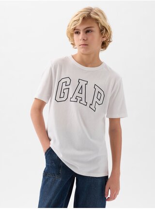 Biele detské tričko GAP