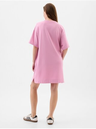 Růžové dámské oversize šaty GAP