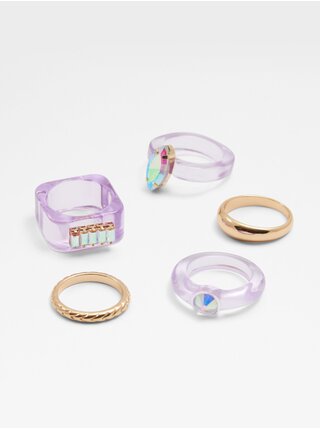 Sada pěti barevných prstenů Aldo Papusii 