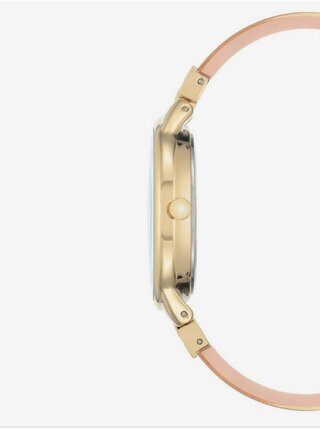 Dámske hodinky v ružovo-zlatej farbe Anne Klein