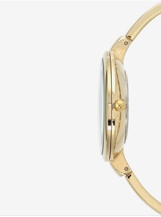 Súprava dámskych hodiniek a náramkov v zlatej farbe Anne Klein