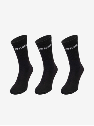 Sada tří párů ponožek v černé barvě O'Neill Sportsocks 3P 