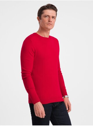 Červený pánský svetr Ombre Clothing     