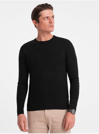 Černý pánský svetr Ombre Clothing       