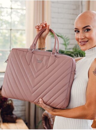 Růžová dámská taška na notebook VUCH Binta Pink  