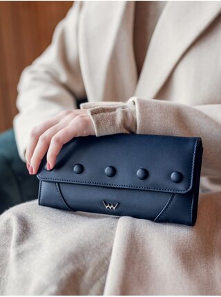 Tmavě modrá dámská kožená peněženka VUCH Tosca Blue    