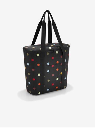 Černá puntíkovaná termo nákupní taška Reisenthel Thermoshopper Dots