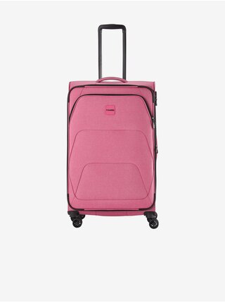 Ružový cestovný kufor Travelite Adria L
