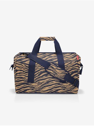 Modro-hnedá dámska cestovná taška so zvieracím vzorom Reisenthel Allrounder L Sumatra