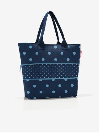 Tmavě modrá puntíkovaná shopper taška Reisenthel Shopper E1 