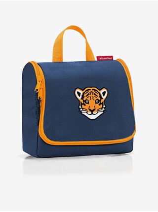 Tmavomodrá chlapčenská kozmetická taška s motívom tigra Reisenthel Toiletbag Kids Tiger