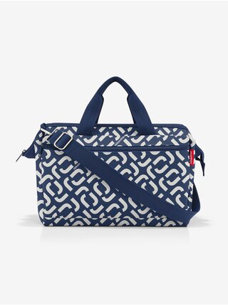 Tmavě modrá vzorovaná cestovní taška Reisenthel Allrounder S Pocket Signature Navy