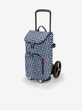 Bielo-modrá vzorovaná nákupná taška Reisenthel Citycruiser Bag Signature Navy