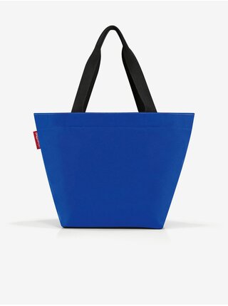 Modro-béžová dámská vzorovaná kabelka Reisenthel Shopper M 