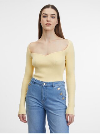 Žltý dámsky sveter ORSAY