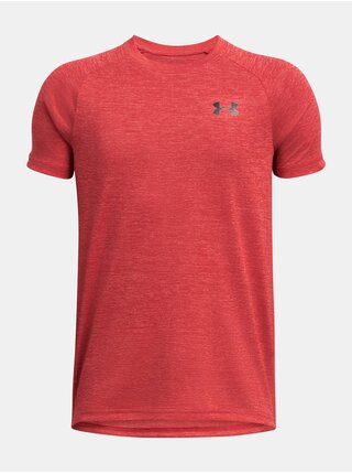 Červené športové tričko Under Armour UA Tech 2.0 SS