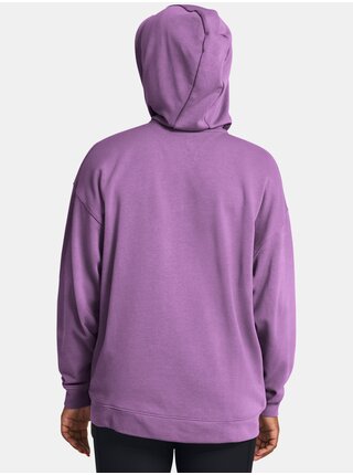 Fialová mikina Under Armour UA Rival Terry OS FZ Hooded