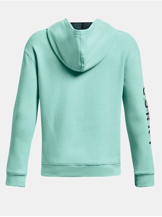 Tyrkysová mikina Under Armour Curry Boys Splash Hoodie