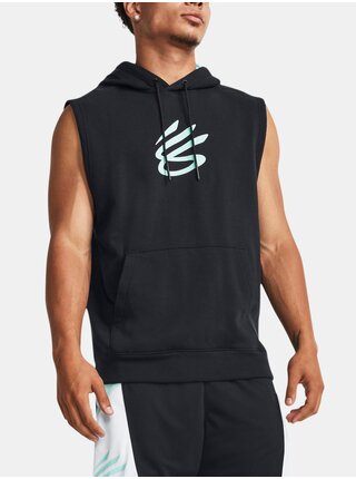 Čierna mikina Under Armour Curry Fleece SLVLS Hoodie