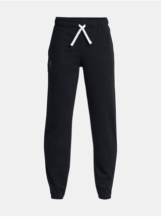 Čierne tepláky Under Armour UA Boys Rival Terry Joggers