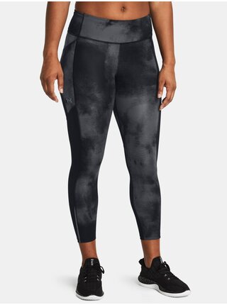 Čierne športové legíny Under Armour UA Fly Fast Ankle Prt Tights