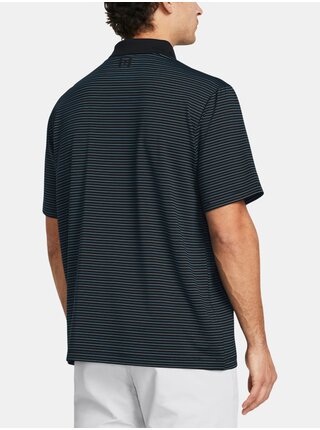 Čierne športové tričko Under Armour UA Perf 3.0 Stripe Polo