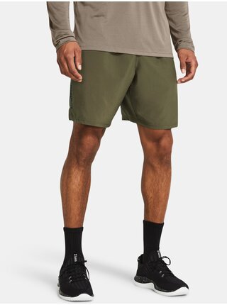 Khaki sportovní kraťasy Under Armour UA Woven Wdmk Shorts