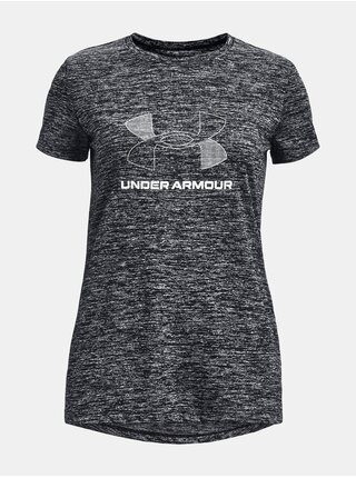 Tmavě šedé sportovní tričko Under Armour UA Tech BL Twist SS