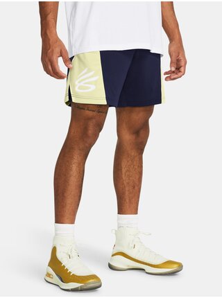 Tmavomodré športové kraťasy Under Armour Curry Splash Short