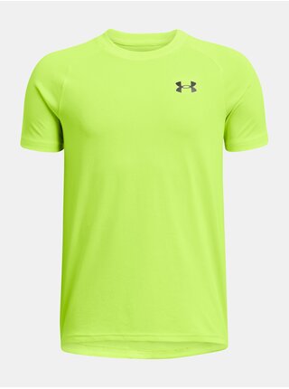 Světle zelené sportovní tričko Under Armour UA Tech 2.0 SS