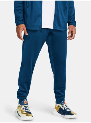 Modré športové nohavice Under Armour Curry Playable Pant