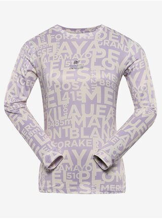 Svetlo fialové dámske športové tričko ALPINE PRO Lousa