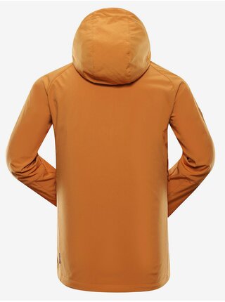 Oranžová pánska softshellová bunda ALPINE PRO Hoor