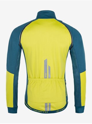 Žlto-modrá pánska športová softshellová bunda Kilpi Zain-M